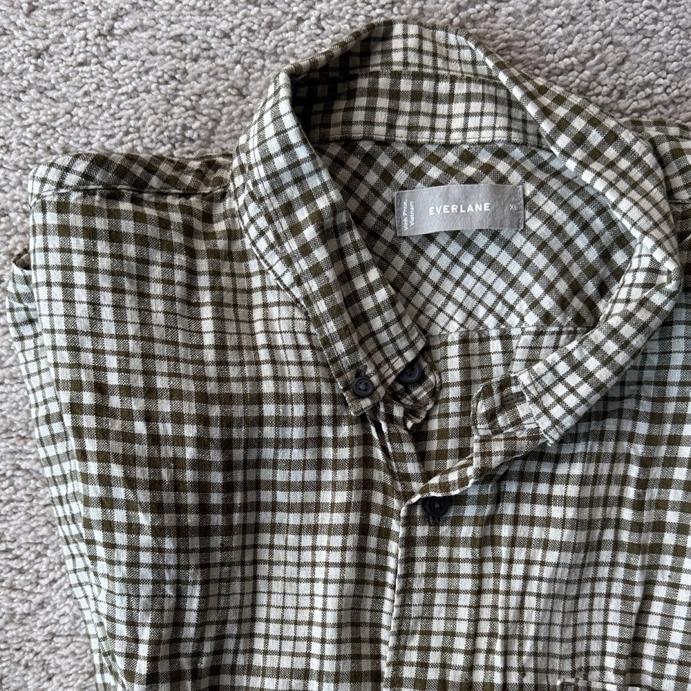 Everlane Linen Short Sleeve Button-Down
